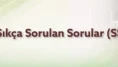 Sıkça Sorulan Sorular (SSS)